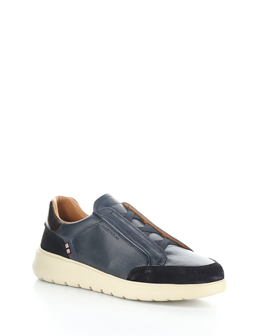 13721 1351AM NAVY LEATHER/SUEDE