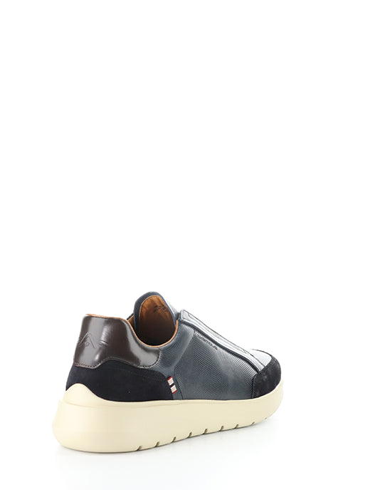 13721 1351AM NAVY LEATHER/SUEDE