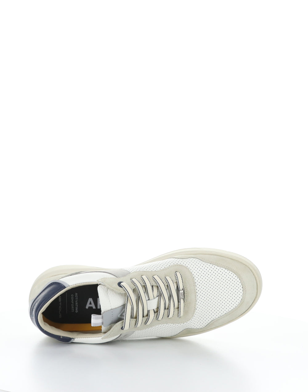 13781 7335AM COMBI WHITE Round Toe Shoes