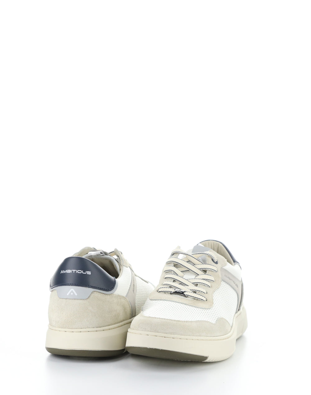 13781 7335AM COMBI WHITE Round Toe Shoes