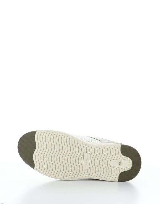 13781 7335AM COMBI WHITE LEATHER/SUEDE