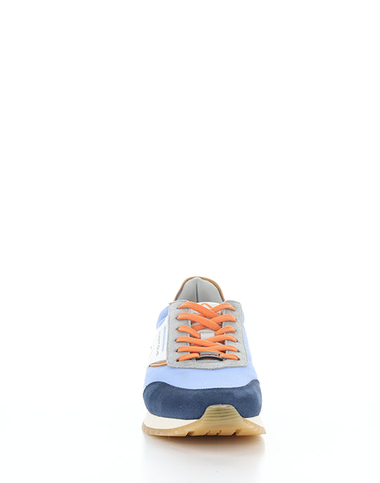 13853 T4583AM BLUE/ORANGE SUEDE/NYLON