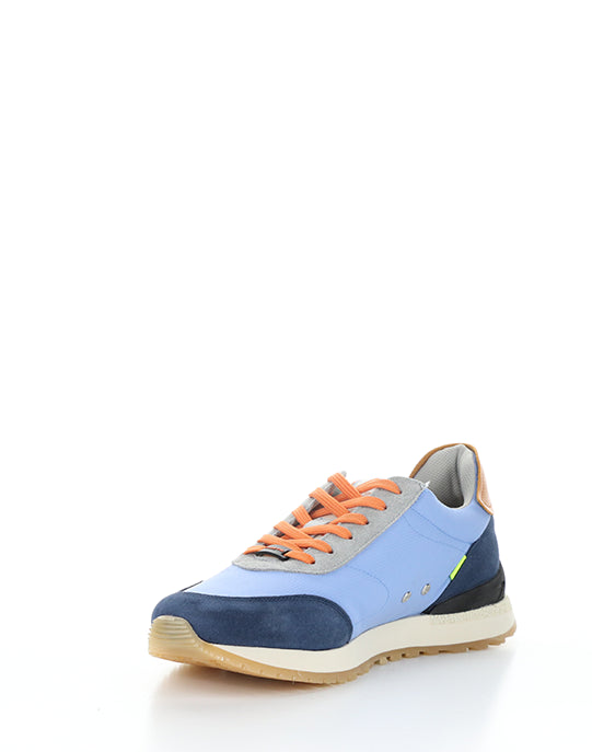 13853 T4583AM BLUE/ORANGE SUEDE/NYLON