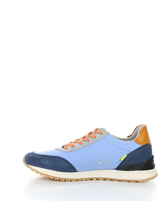 13853 T4583AM BLUE/ORANGE SUEDE/NYLON