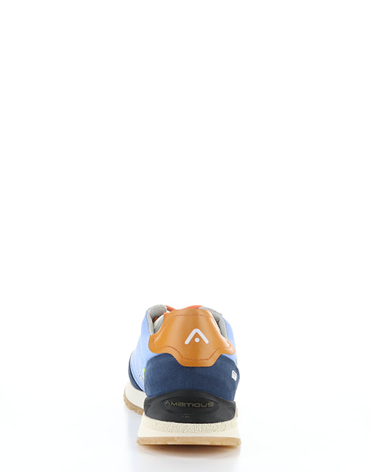 13853 T4583AM BLUE/ORANGE SUEDE/NYLON