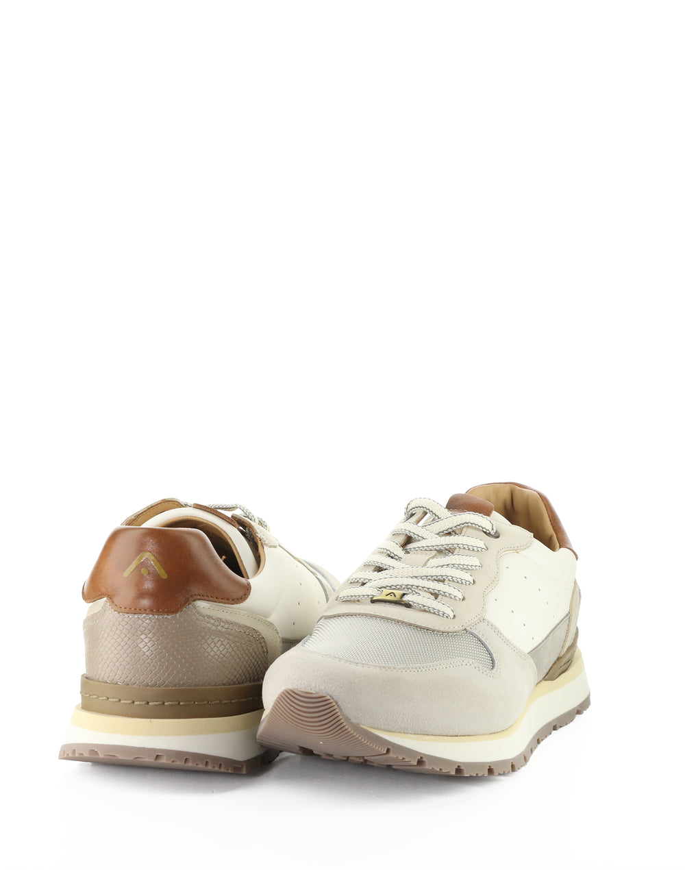 13939 1285AM OFF WHITE SUEDE/LEATHER
