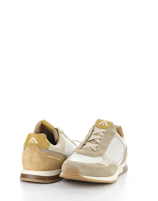 13956 11009Am Beige/Offwhite Suede/Leather