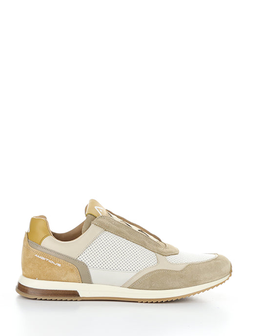 13956 11009Am Beige/Offwhite Suede/Leather