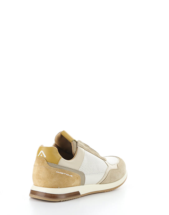 13956 11009Am Beige/Offwhite Suede/Leather