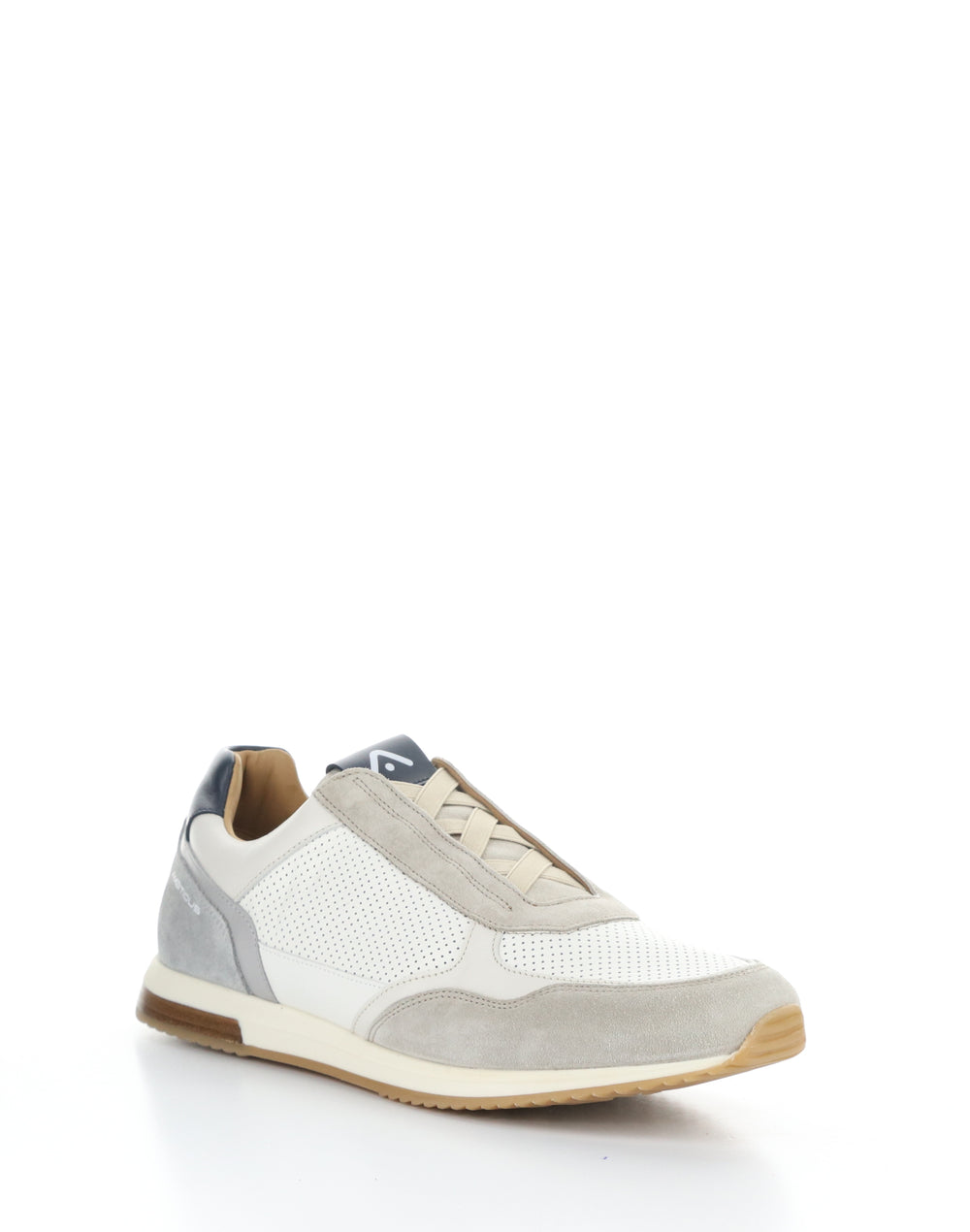 13956 11201AM GREY/OFFWHITE Round Toe Shoes