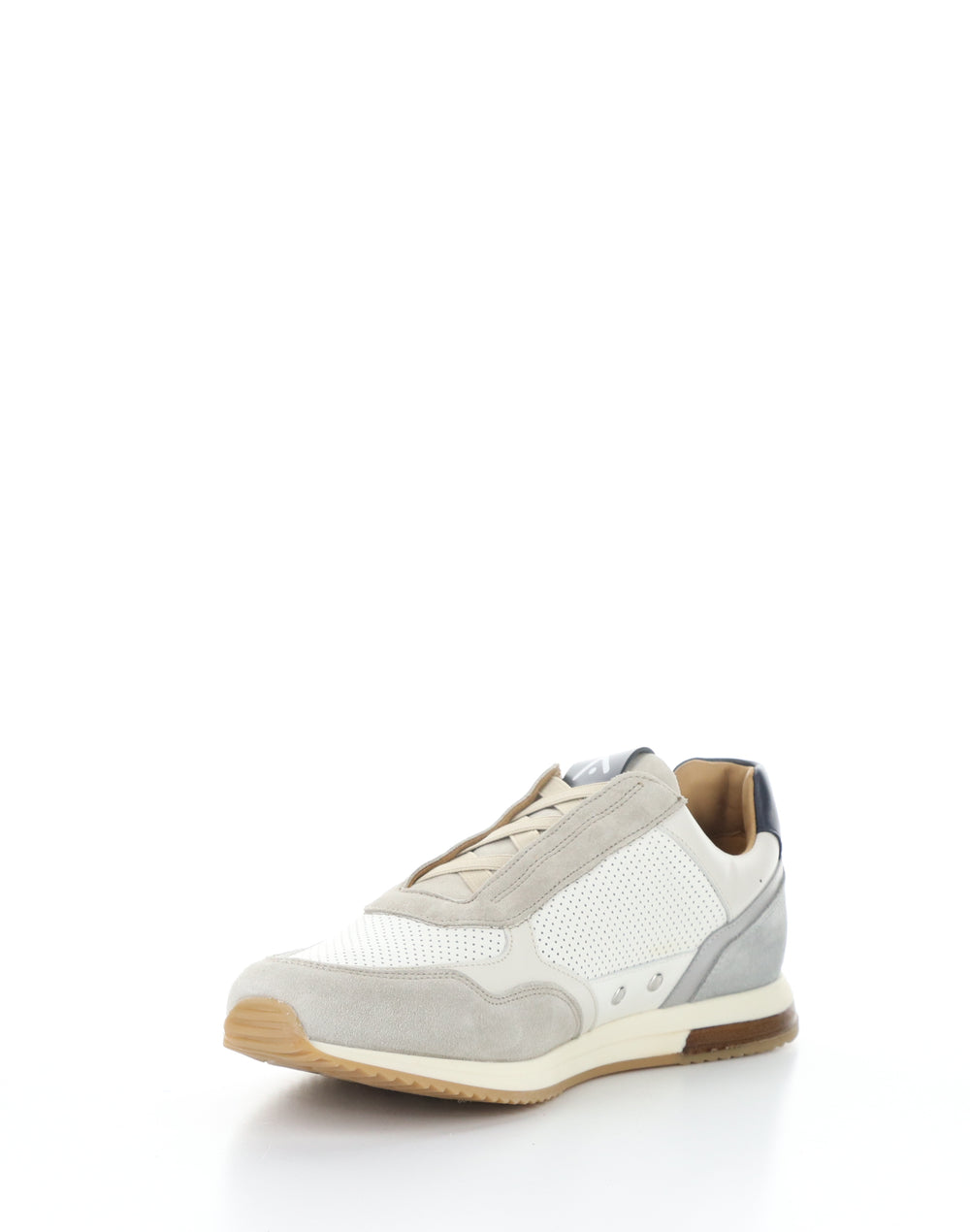 13956 11201AM GREY/OFFWHITE Round Toe Shoes