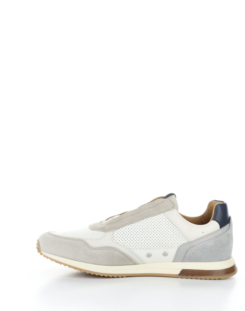 13956 11201AM GREY/OFFWHITE Round Toe Shoes