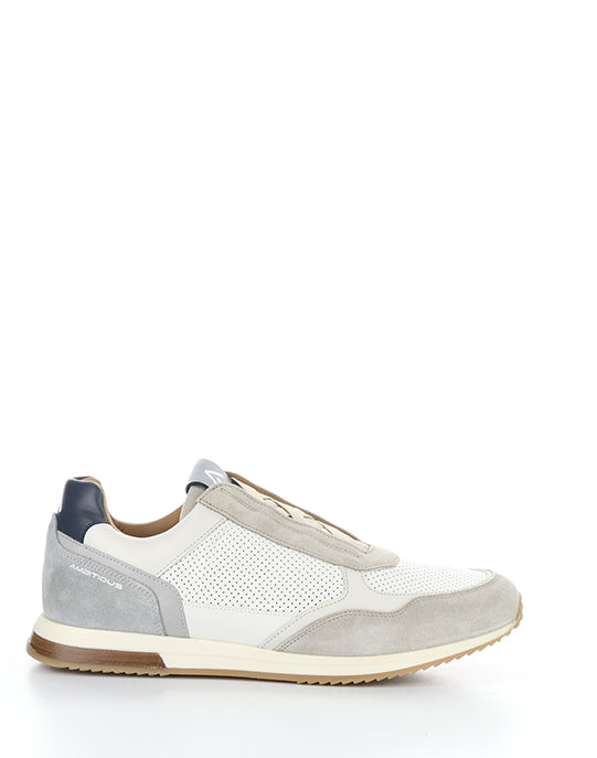 13956 11201AM GREY/OFFWHITE SUEDE/LEATHER