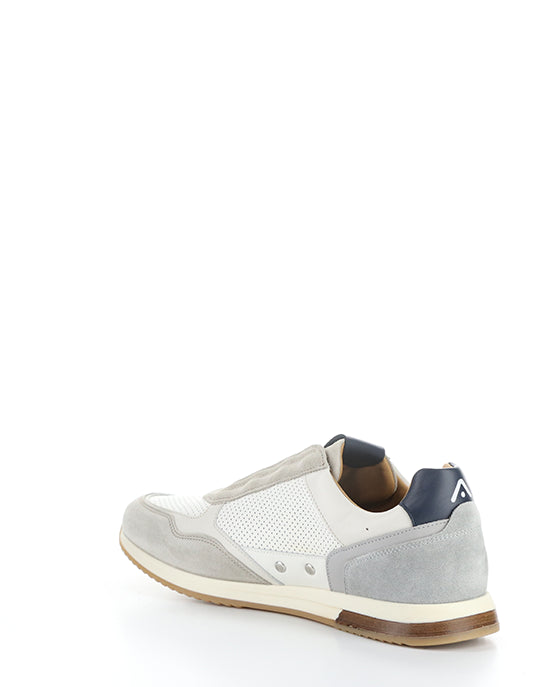 13956 11201AM GREY/OFFWHITE SUEDE/LEATHER