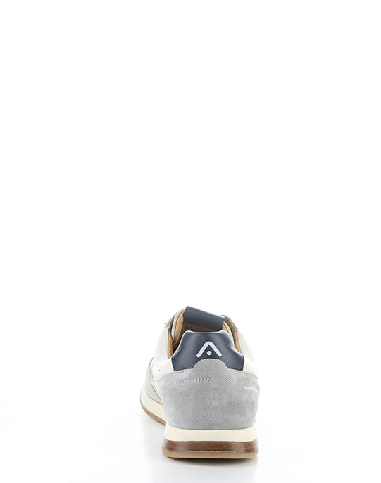13956 11201AM GREY/OFFWHITE SUEDE/LEATHER