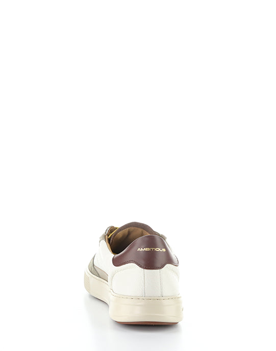 14060 1289Am Khaki/Off White Leather