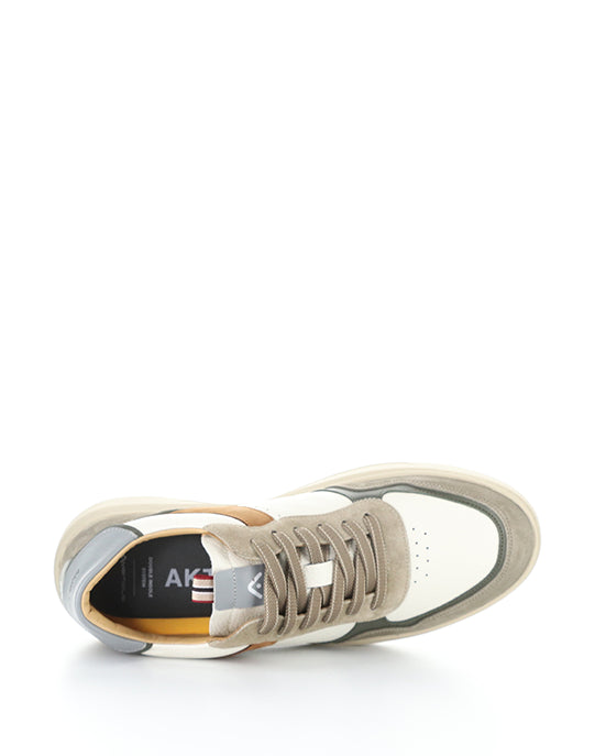 14095 1580AM TAUPE/OFF WHITE LEATHER/SUEDE