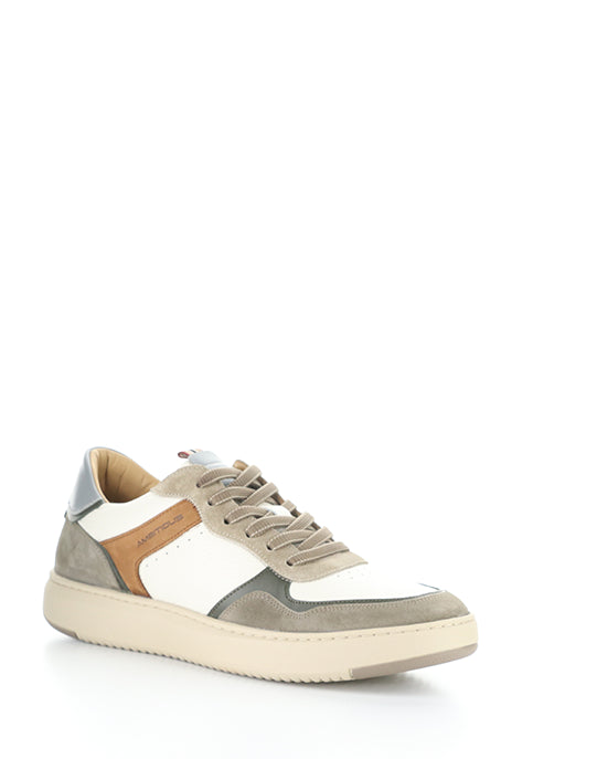 14095 1580AM TAUPE/OFF WHITE LEATHER/SUEDE