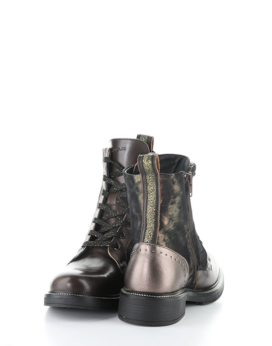 14121W 6811AM BROWN LEATHER/TEXTILE
