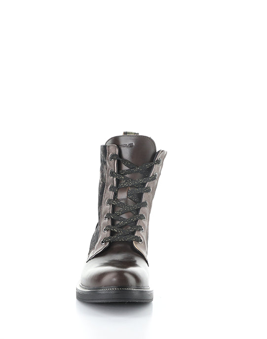 14121W 6811AM BROWN LEATHER/TEXTILE