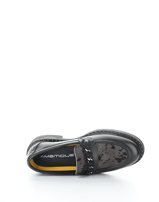 14127W 7437AM BLACK/CAMEL LEATHER