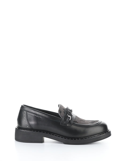 14127W 7437AM BLACK/CAMEL LEATHER