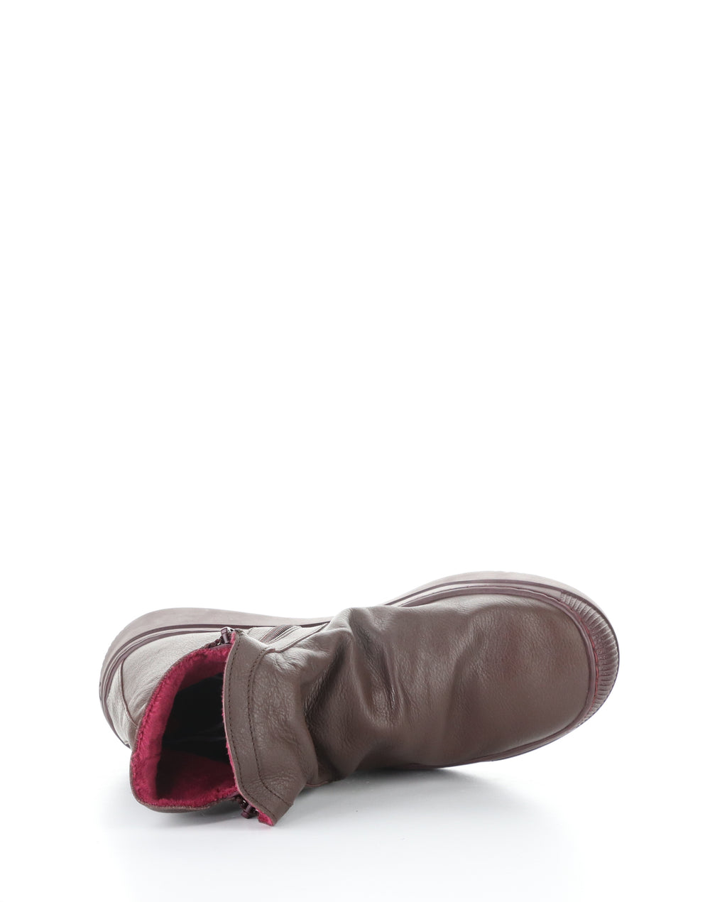 ABIL807SOF 001 WINE Round Toe Boots