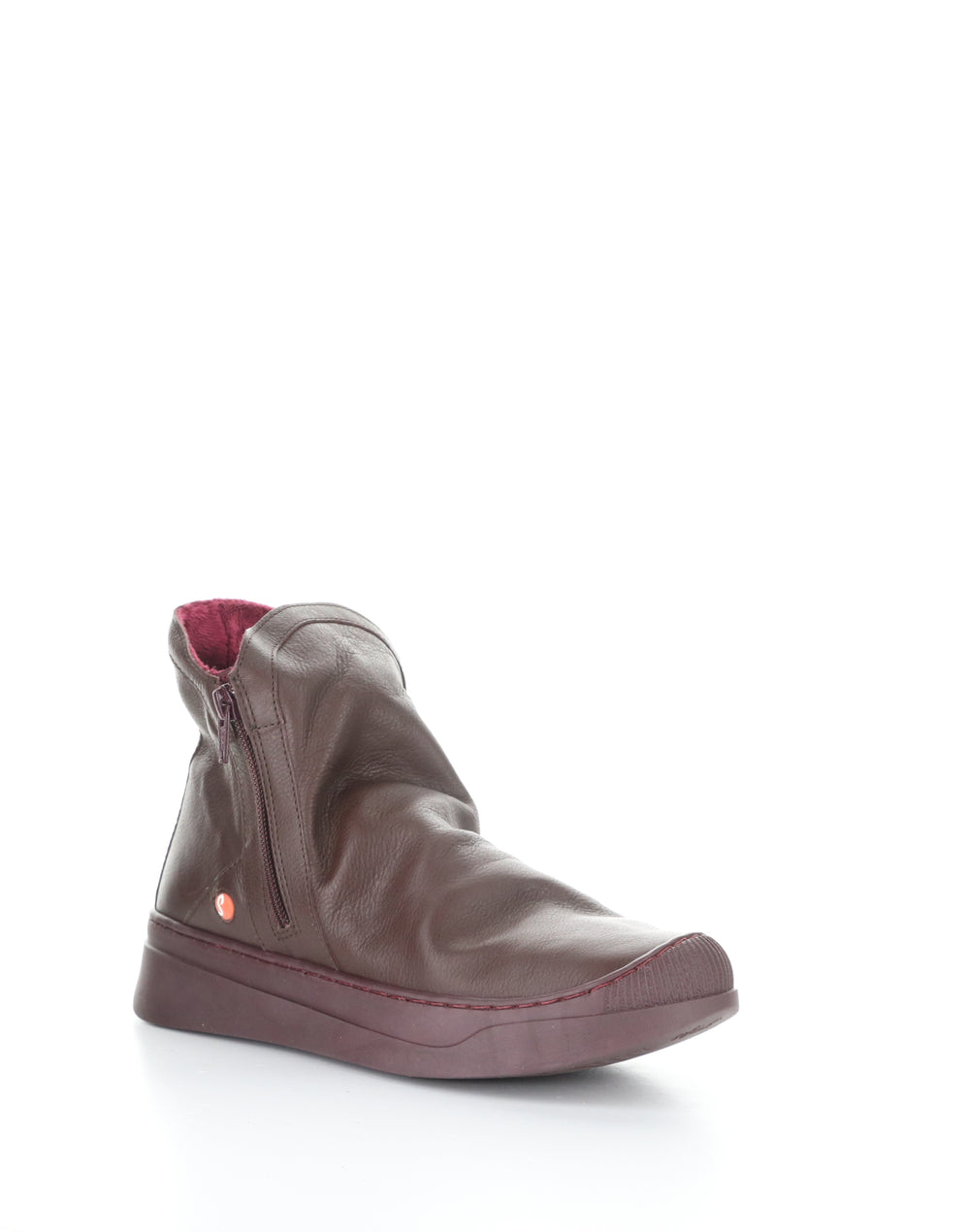 ABIL807SOF 001 WINE Round Toe Boots