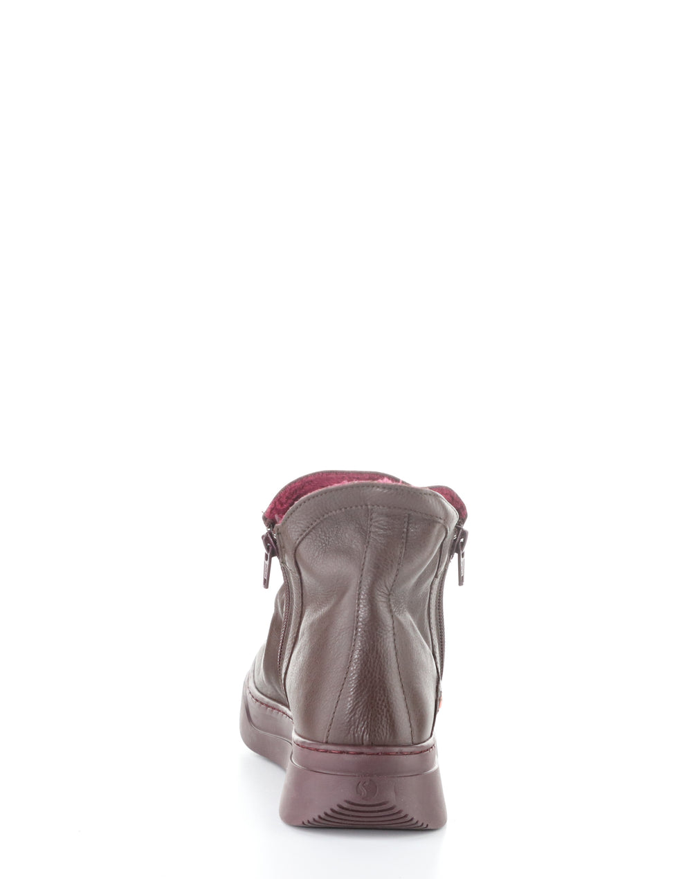 ABIL807SOF 001 WINE Round Toe Boots