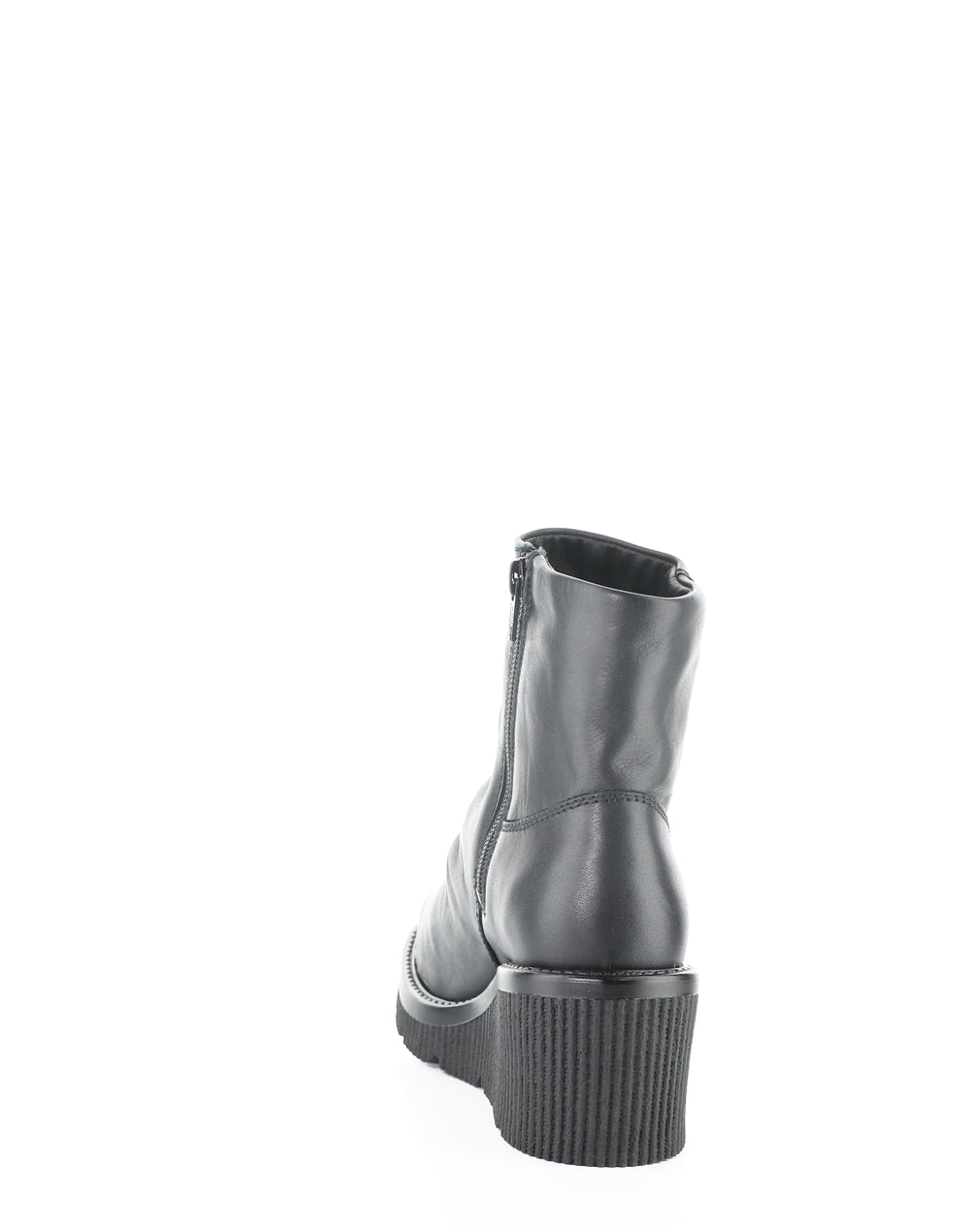 Alina Black Round Toe Boots