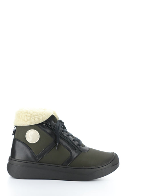 Alio759Sof Khaki Round Toe Boots