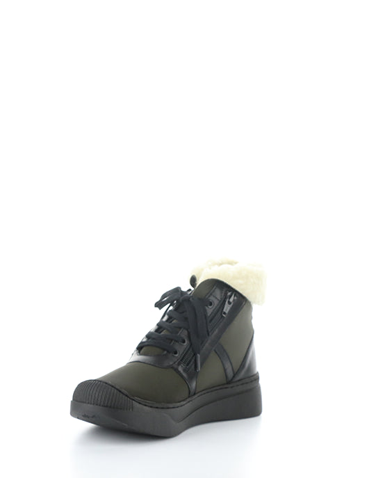 Alio759Sof Khaki Round Toe Boots