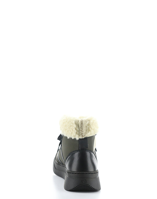 Alio759Sof Khaki Round Toe Boots