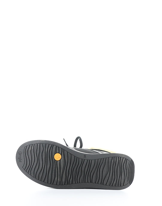 Alio759Sof Black Round Toe Boots