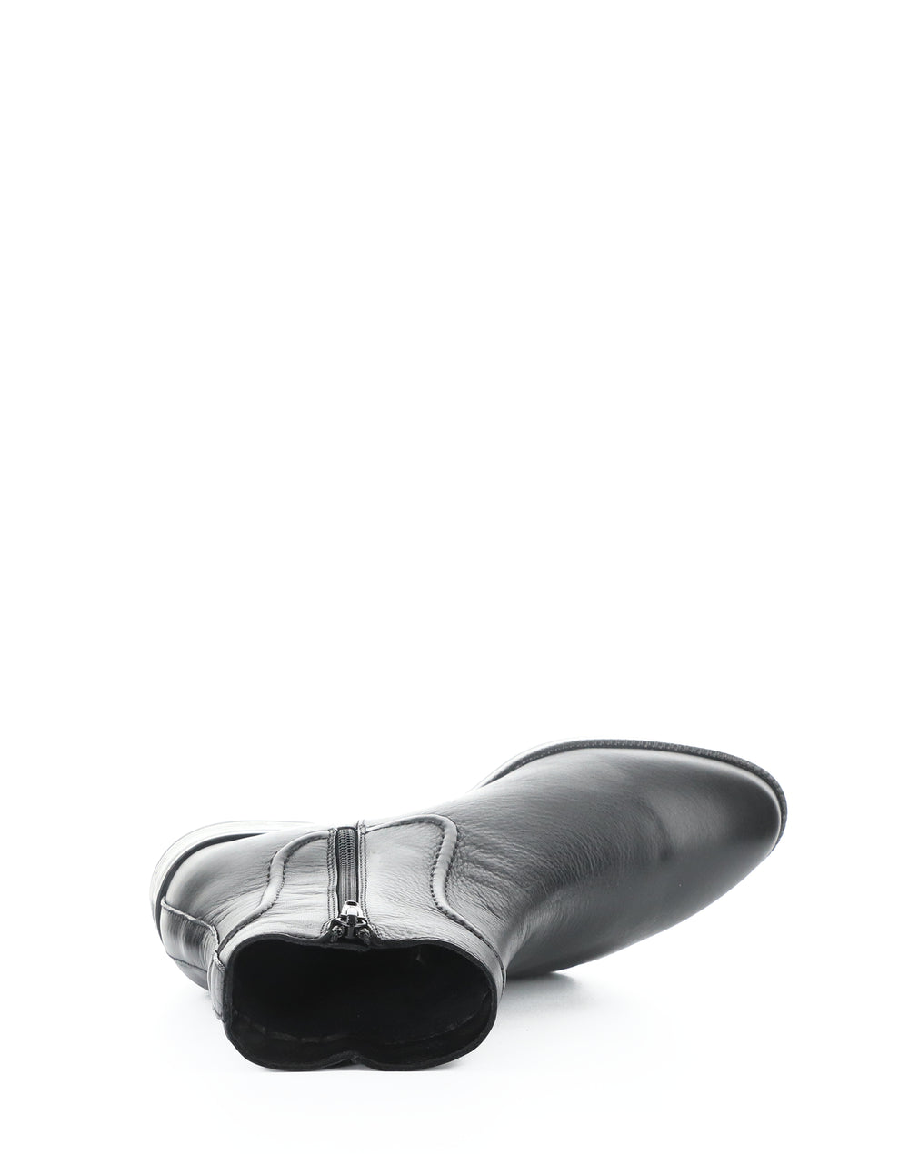 Aloft Black Round Toe Boots