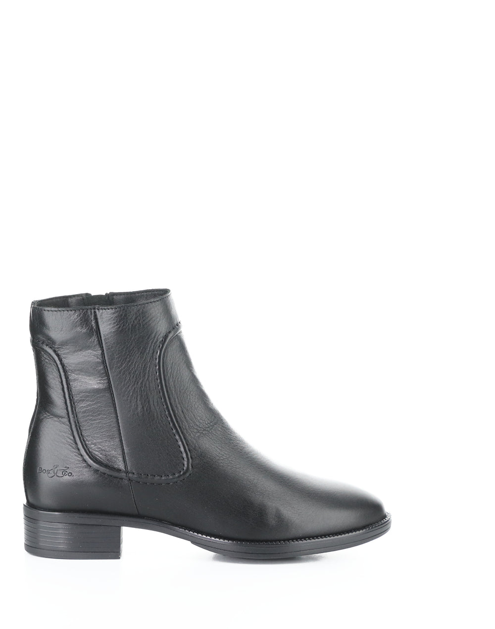 Aloft Black Round Toe Boots