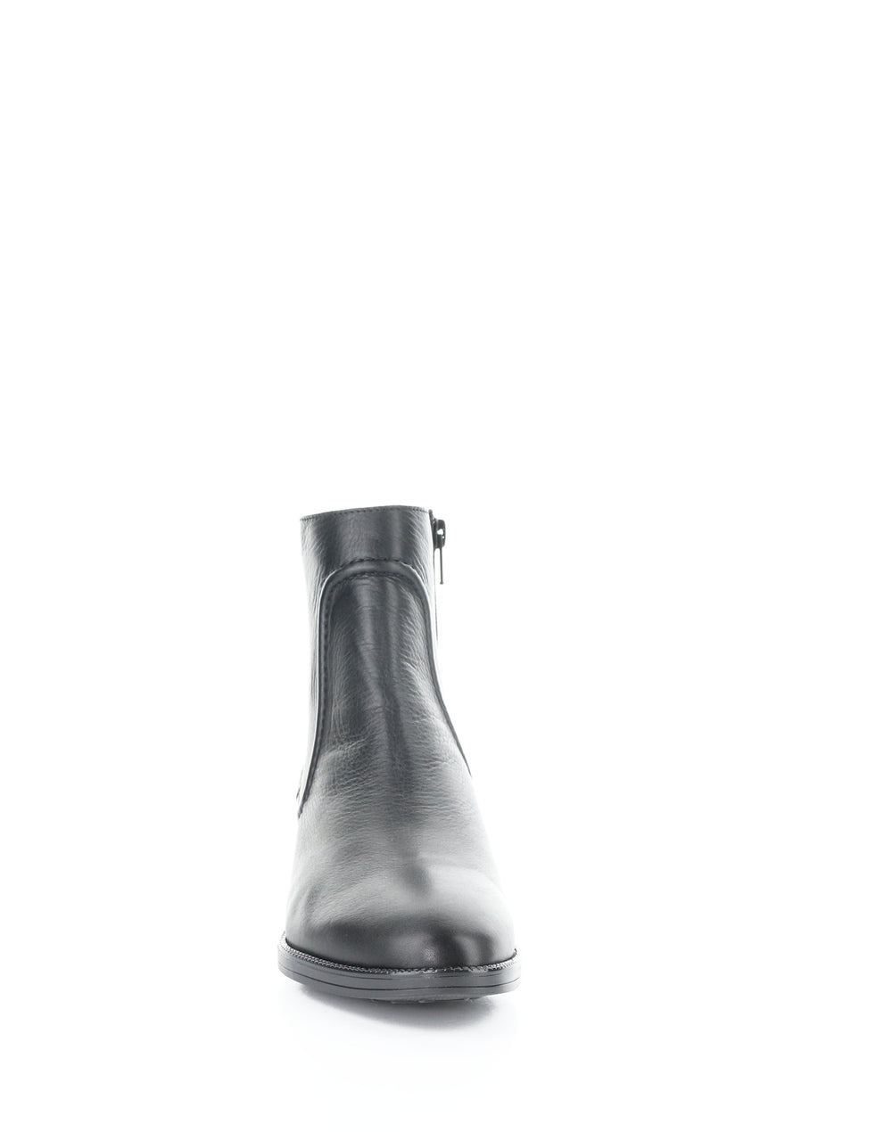 Aloft Black Round Toe Boots