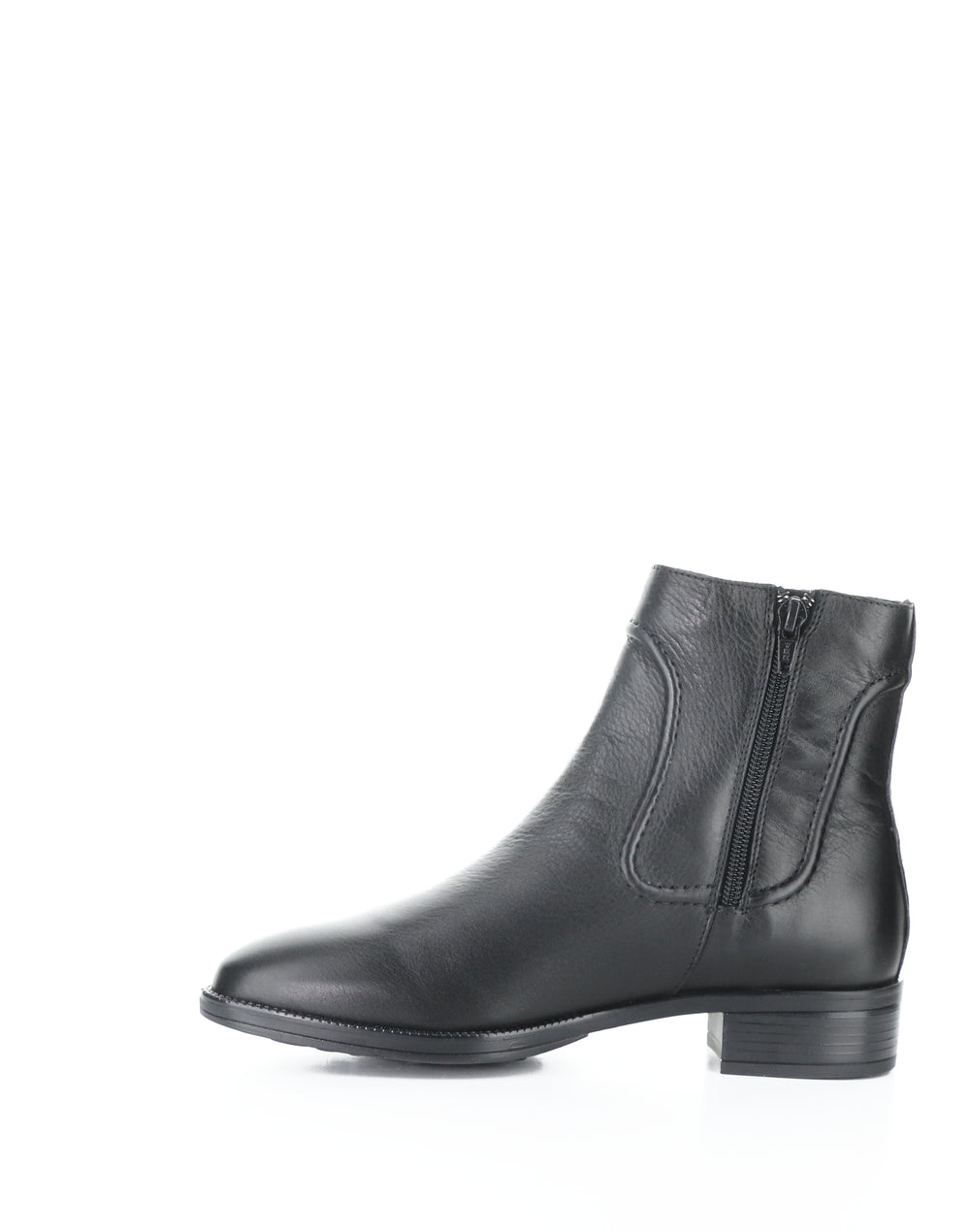 Aloft Black Round Toe Boots