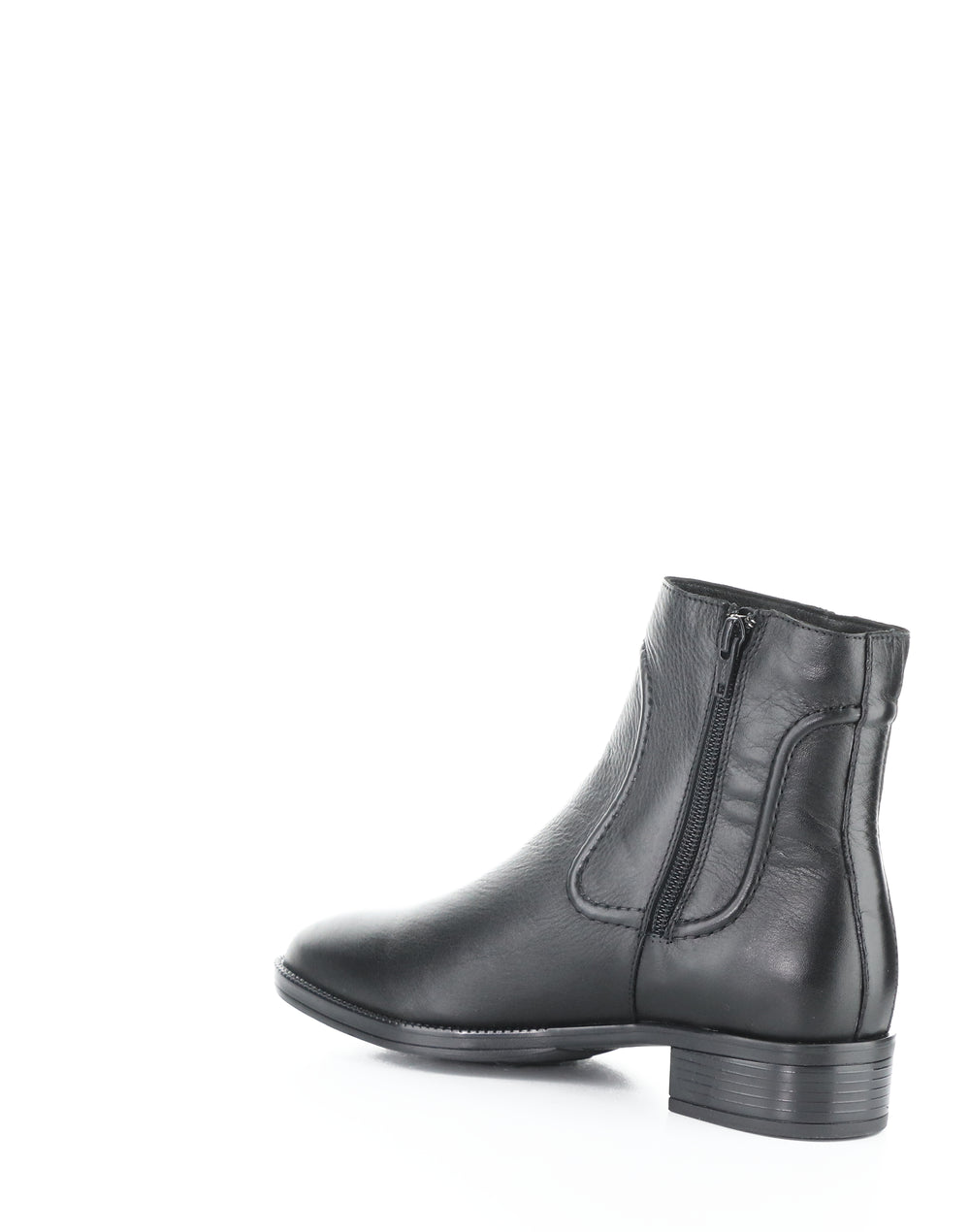 Aloft Black Round Toe Boots