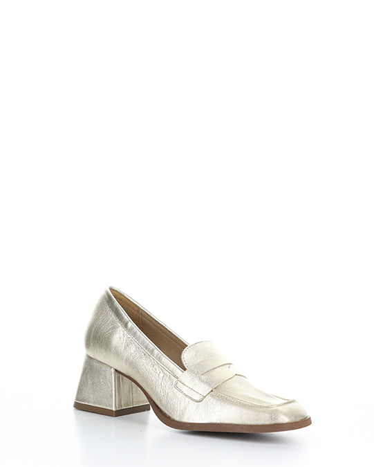 AMA CHAMPAGNE METALLIC LEATHER