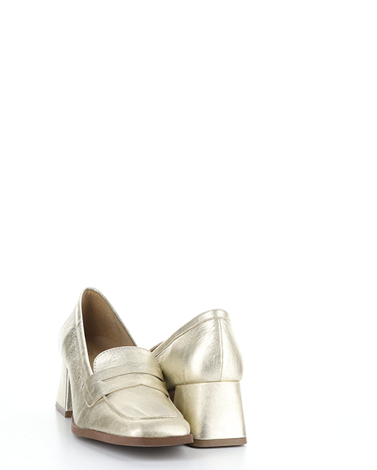 AMA CHAMPAGNE METALLIC LEATHER