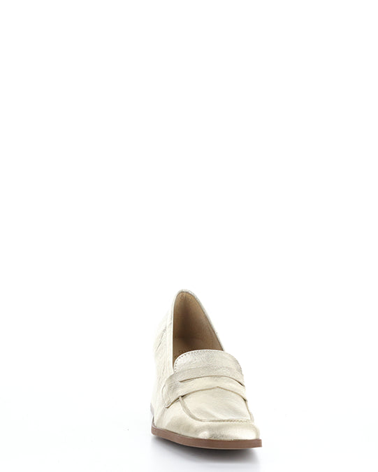 AMA CHAMPAGNE METALLIC LEATHER