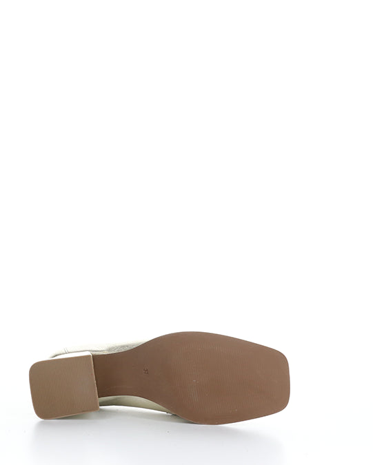 AMA CHAMPAGNE METALLIC LEATHER