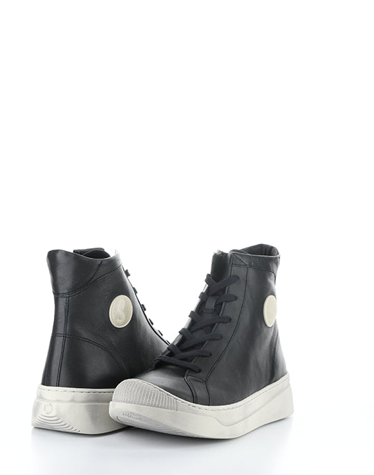 Appe756Sof Black Round Toe Shoes