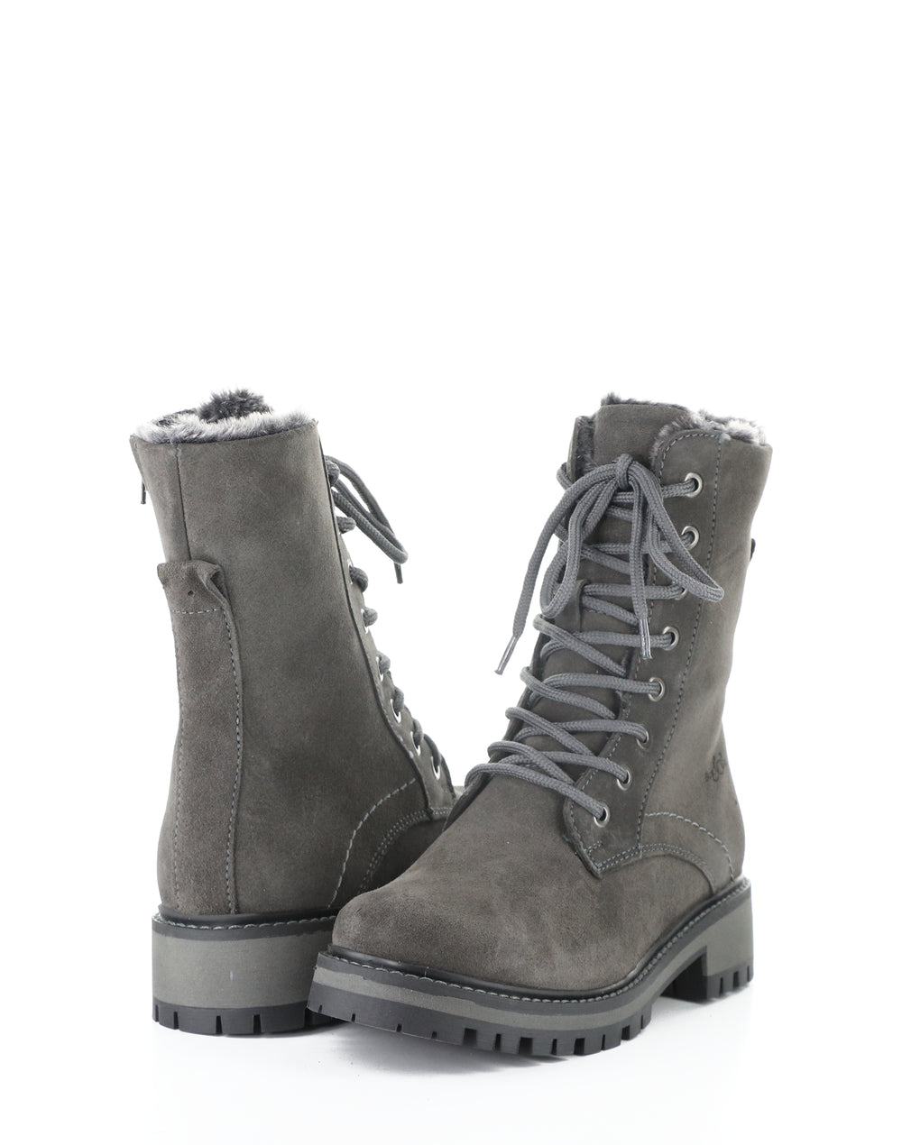 ASHER DK GREY SUEDE/FATARA FAUXFUR