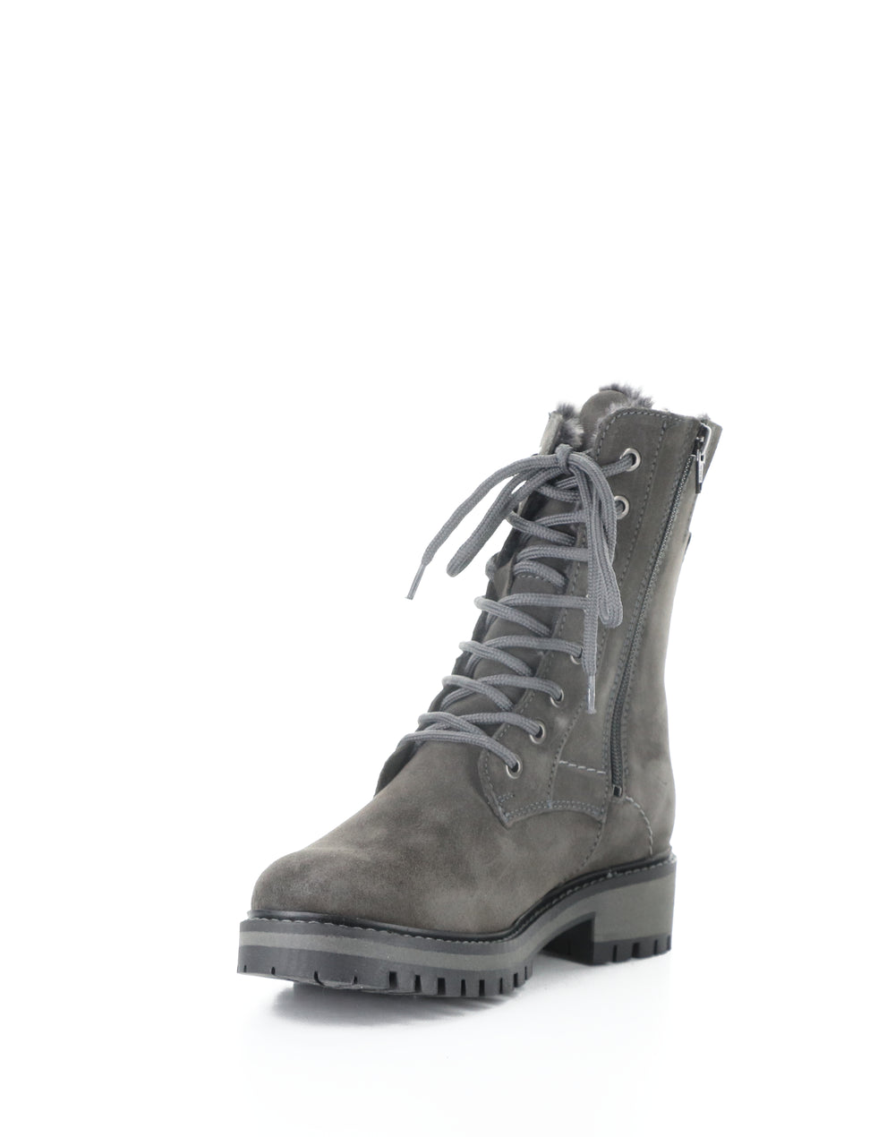 ASHER DK GREY SUEDE/FATARA FAUXFUR