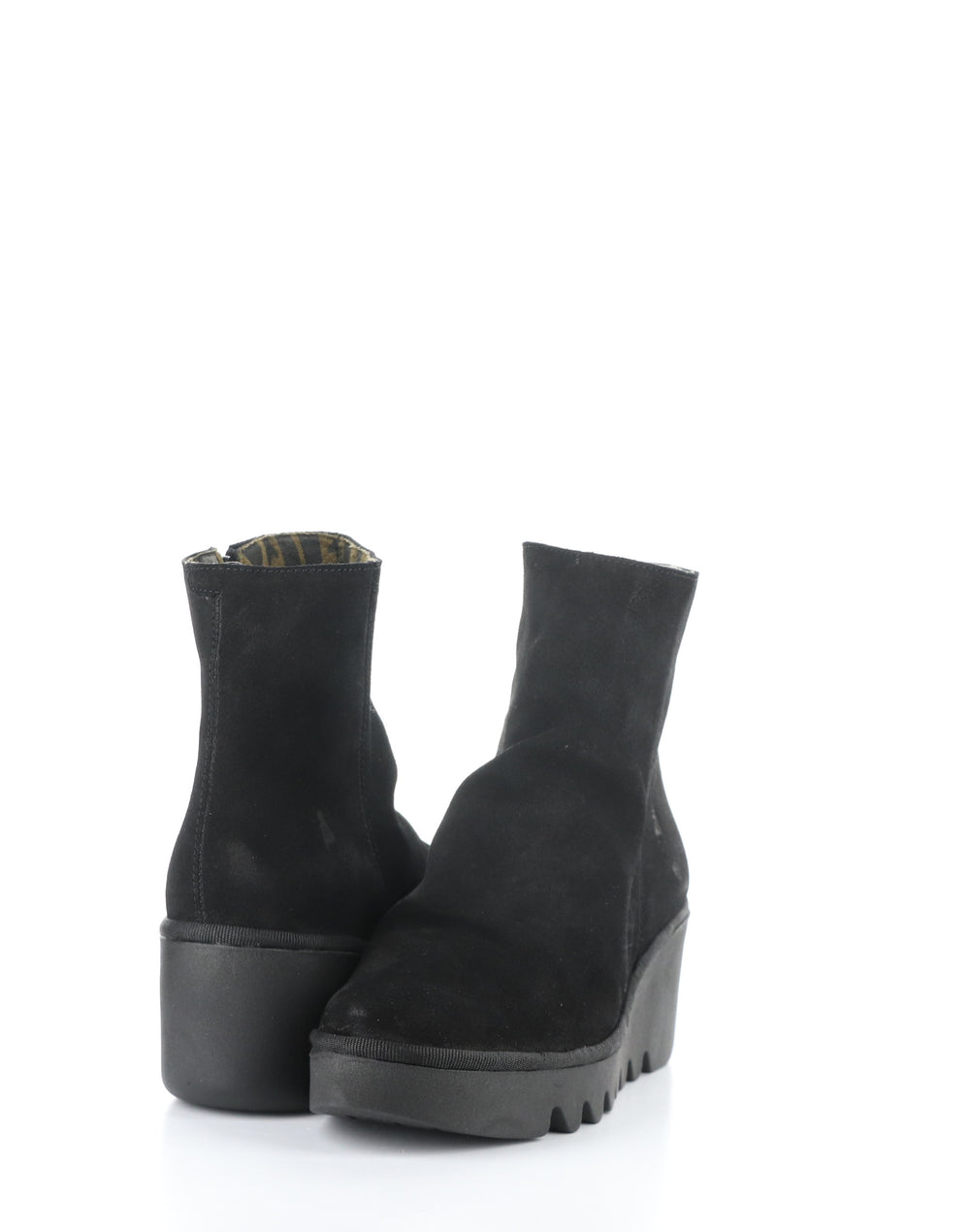 BAAN538FLY BLACK Round Toe Boots