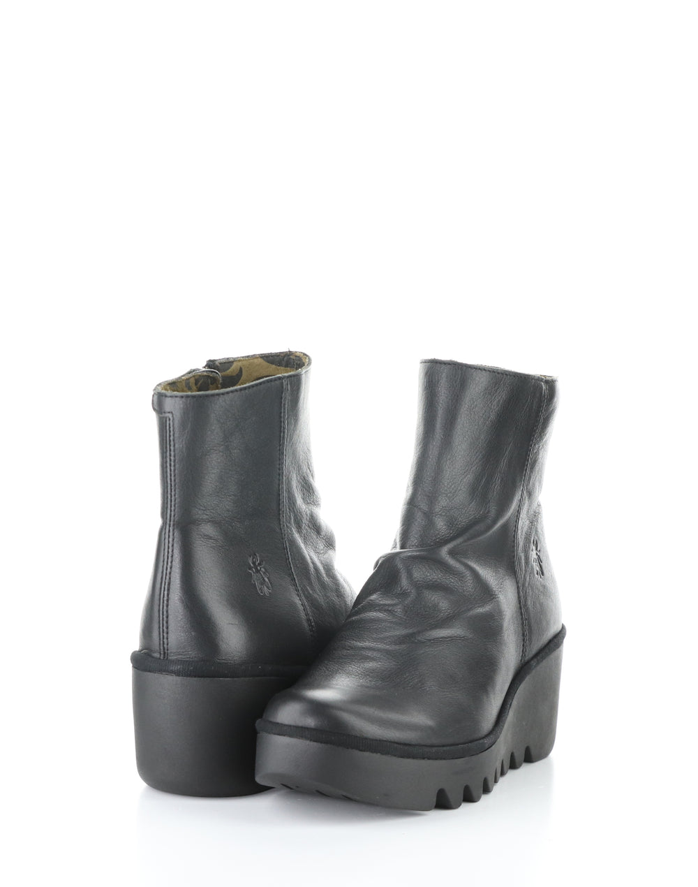 BAAN538FLY 009 BLACK Round Toe Boots