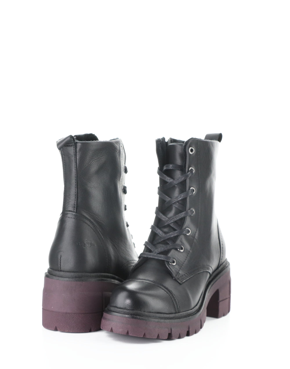 BARRETT BLACK/BORDO FEEL LEATHER