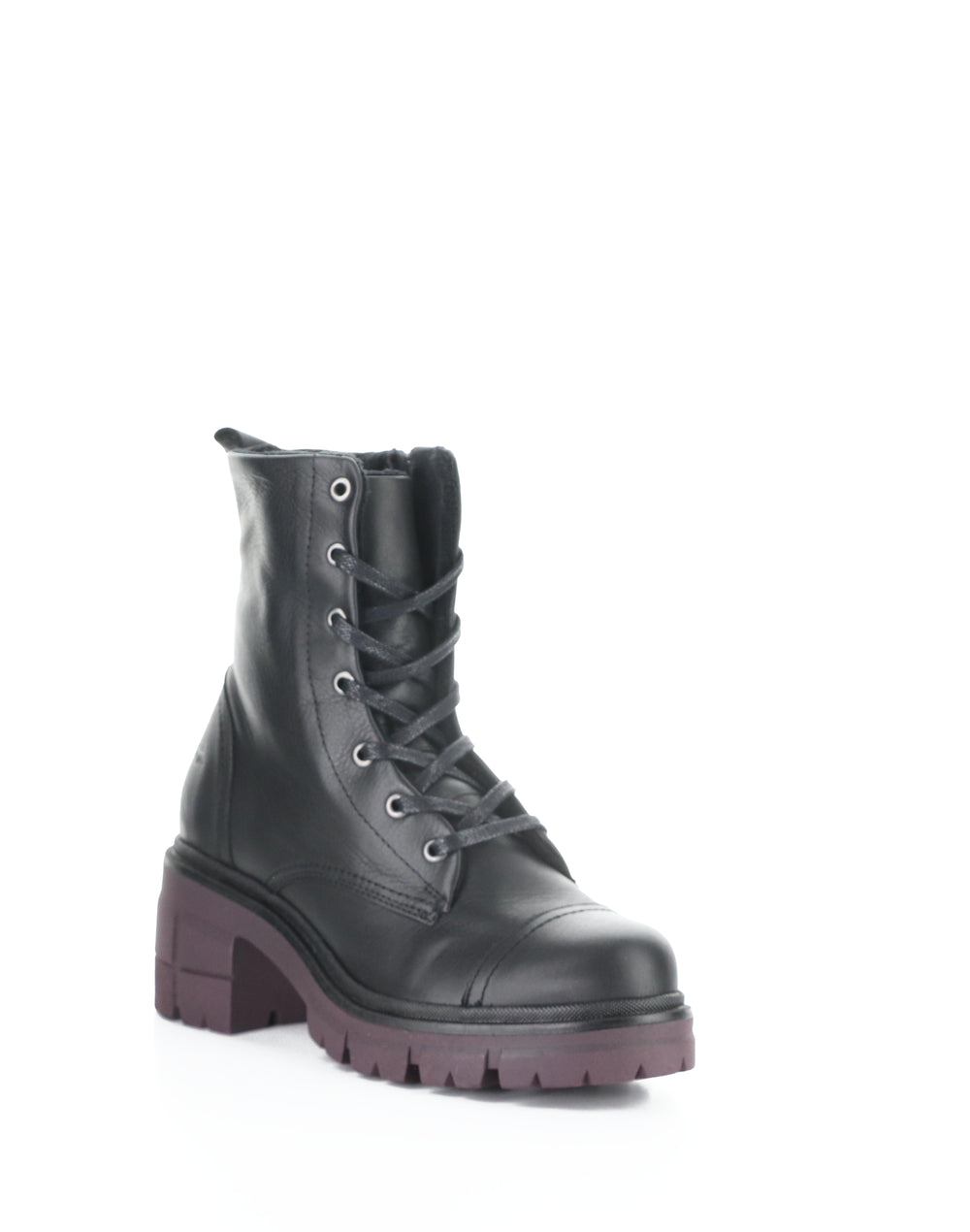 BARRETT BLACK/BORDO FEEL LEATHER